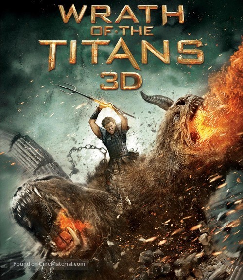 Wrath of the Titans - Blu-Ray movie cover