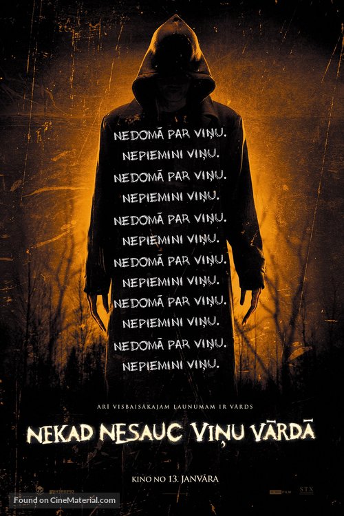 The Bye Bye Man - Latvian Movie Poster