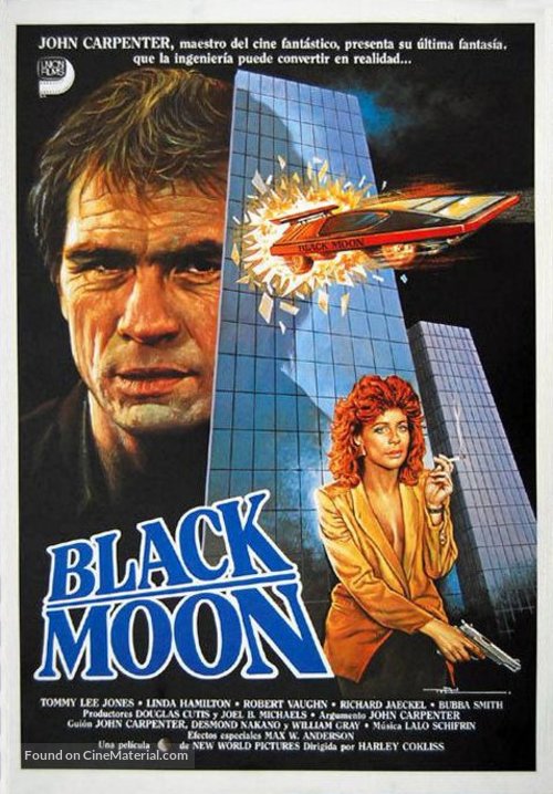 Black Moon Rising - Spanish Movie Poster