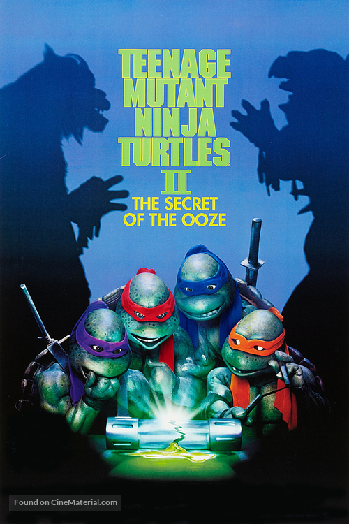 Teenage Mutant Ninja Turtles II: The Secret of the Ooze - DVD movie cover