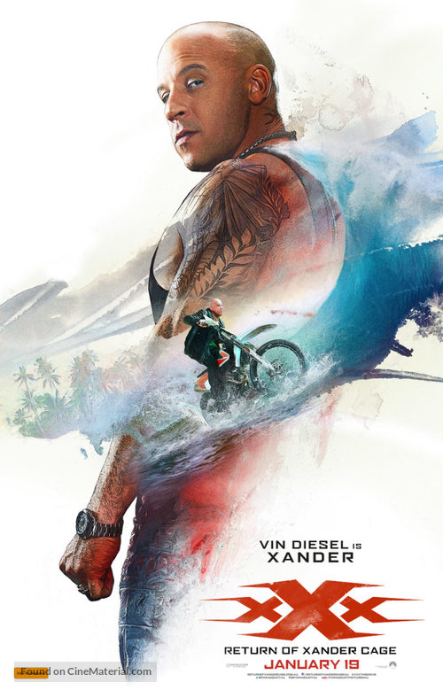 xXx: Return of Xander Cage - Australian Movie Poster