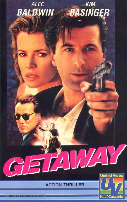 The Getaway - German VHS movie cover