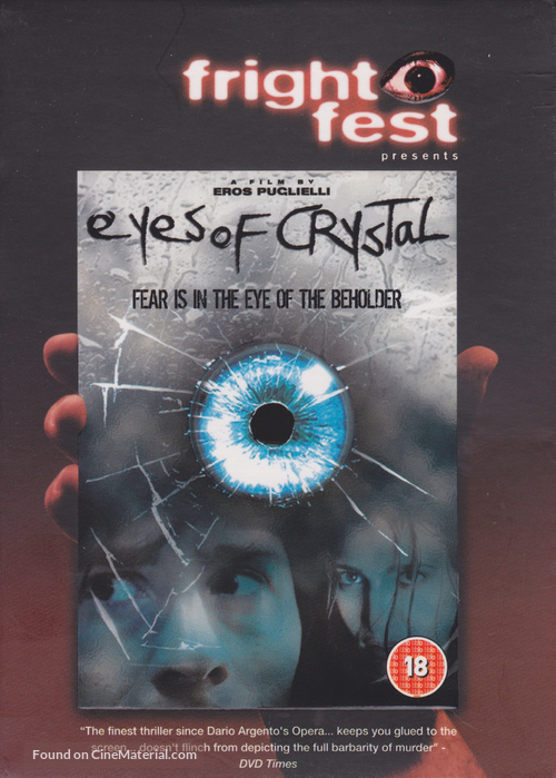 Occhi di cristallo - British DVD movie cover