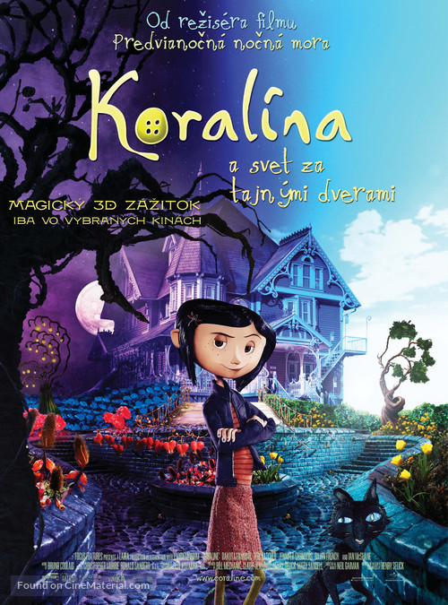 Coraline - Slovak Movie Poster