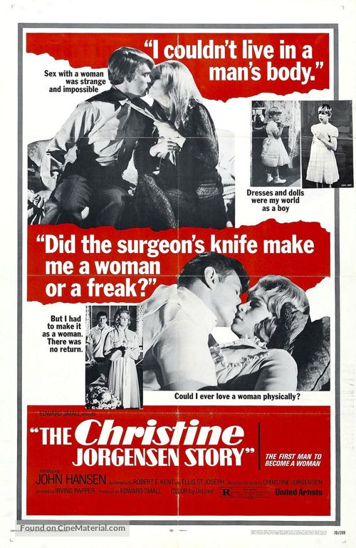 The Christine Jorgensen Story - Movie Poster