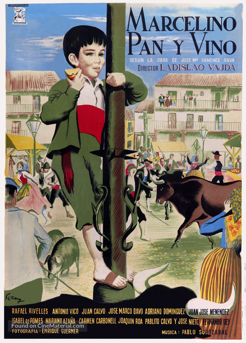 Marcelino pan y vino - Spanish Movie Poster