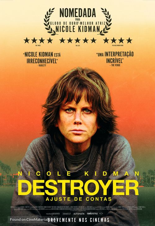 Destroyer - Portuguese Movie Poster