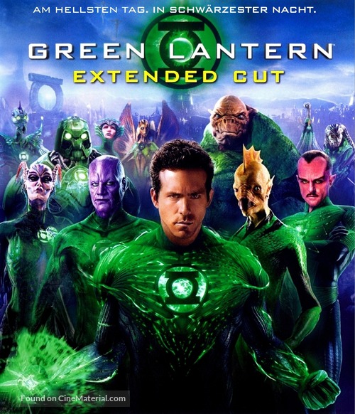 Green Lantern - German Blu-Ray movie cover