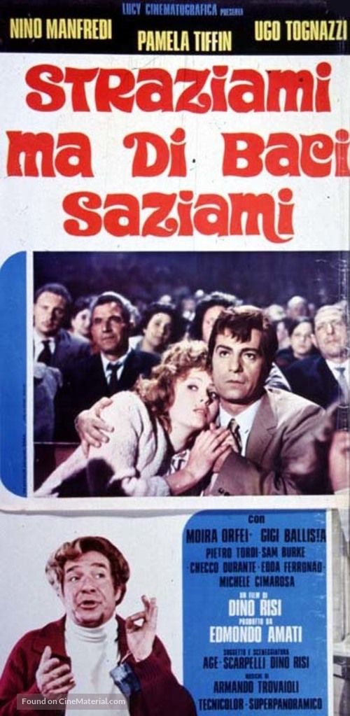 Straziami, ma di baci saziami - Italian Movie Poster