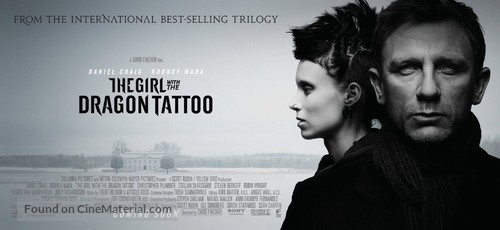The Girl with the Dragon Tattoo - British Movie Poster