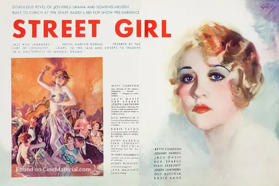 Street Girl - poster