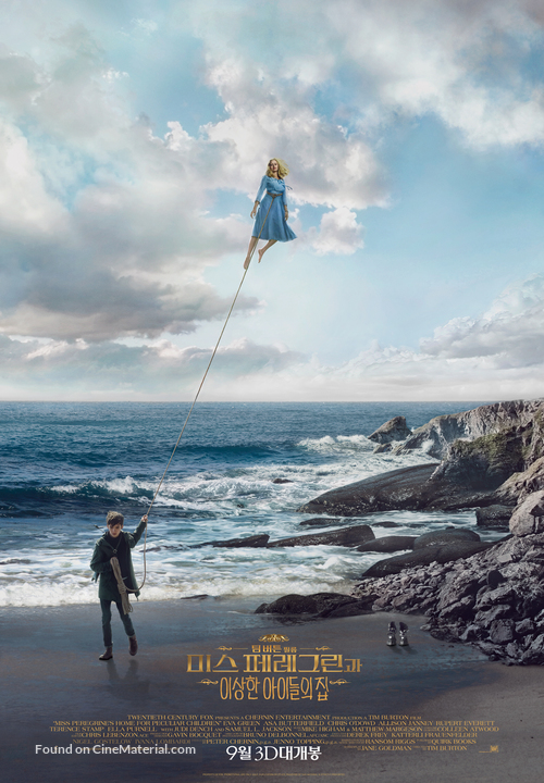 Miss Peregrine&#039;s Home for Peculiar Children - South Korean Movie Poster