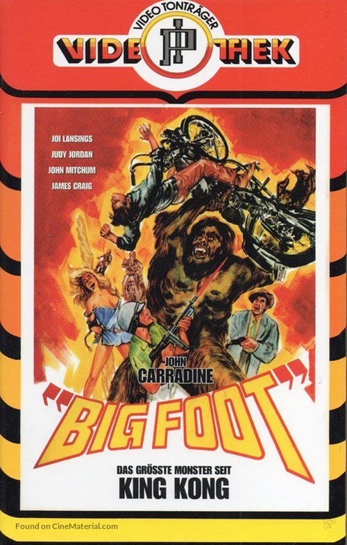 Bigfoot - German DVD movie cover