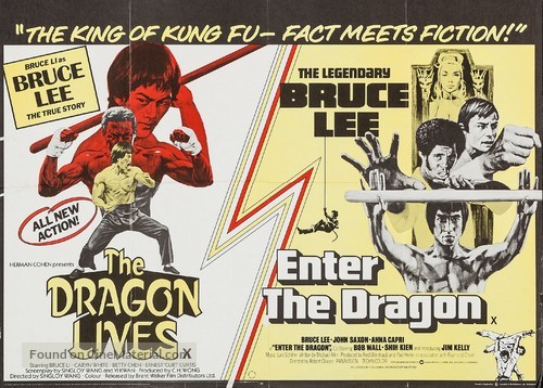 Enter The Dragon - British Combo movie poster