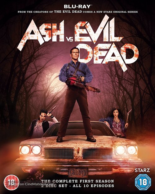 &quot;Ash vs Evil Dead&quot; - British Blu-Ray movie cover