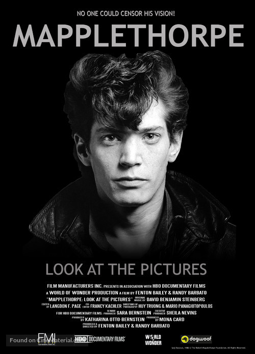 Mapplethorpe: Look at the Pictures - British Movie Poster