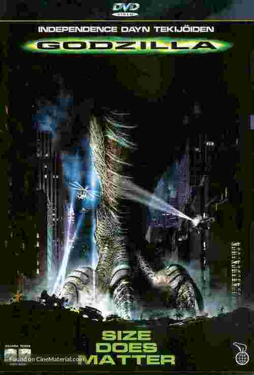 Godzilla - Finnish DVD movie cover