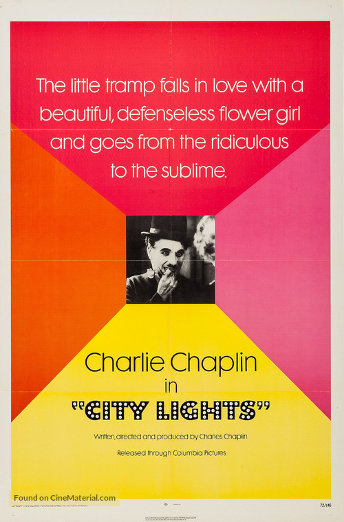 City Lights - Re-release movie poster