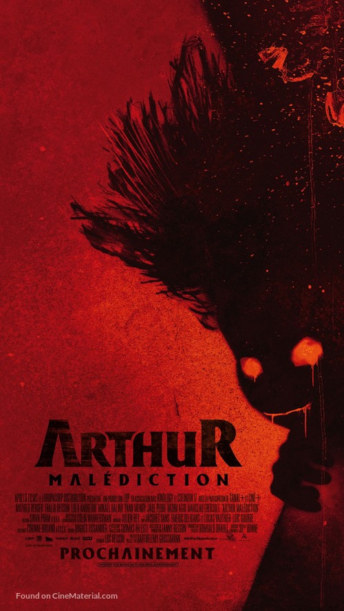 Arthur, mal&eacute;diction - French Movie Poster