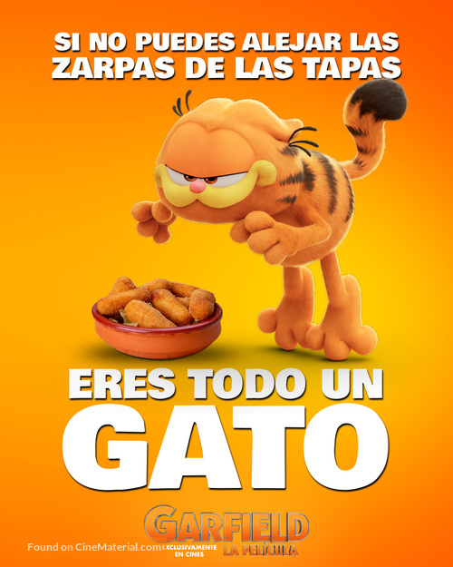 The Garfield Movie - Spanish Movie Poster