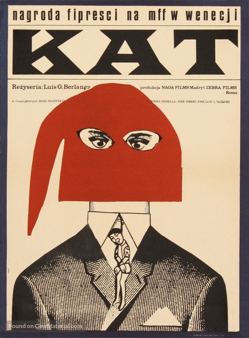 El verdugo - Polish Movie Poster