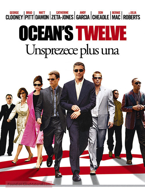 Ocean&#039;s Twelve - Romanian Movie Cover