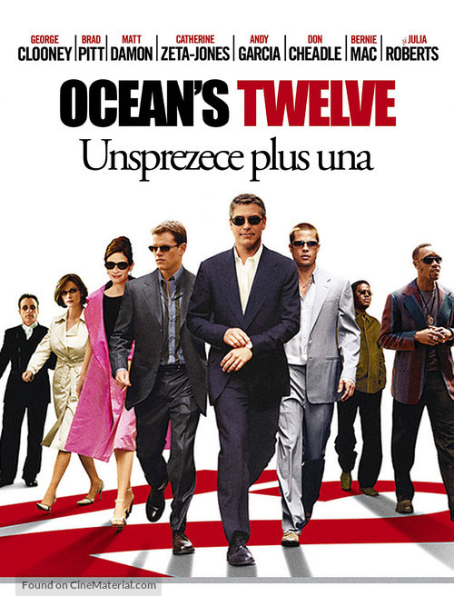 Ocean&#039;s Twelve - Romanian Movie Cover
