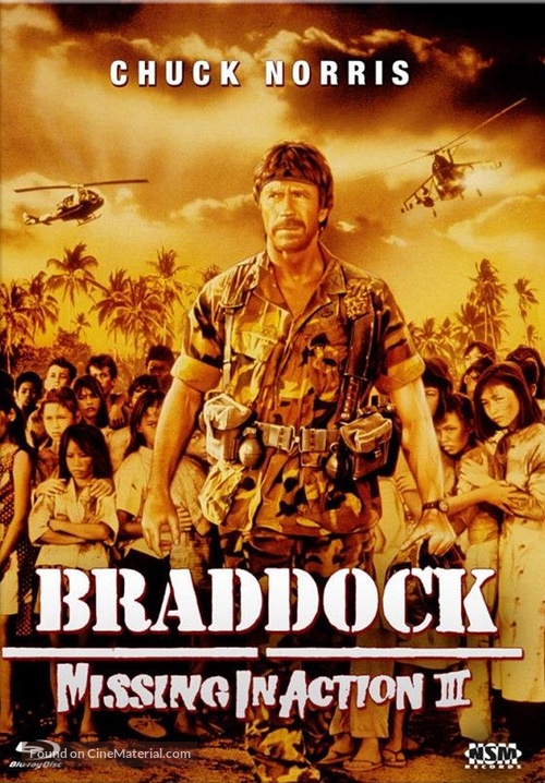 Braddock: Missing in Action III - Austrian Blu-Ray movie cover