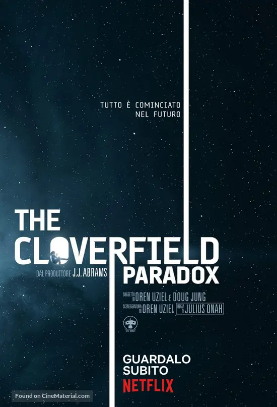 Cloverfield Paradox - Italian Movie Poster