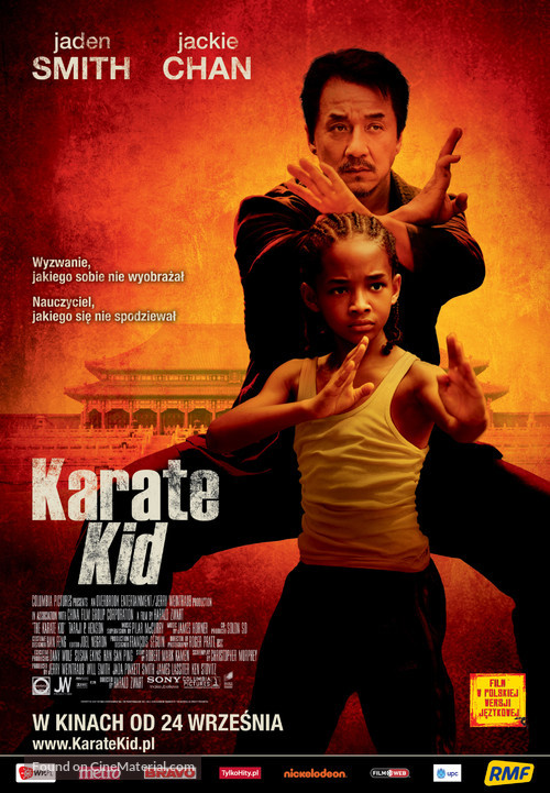 The Karate Kid - Polish Movie Poster