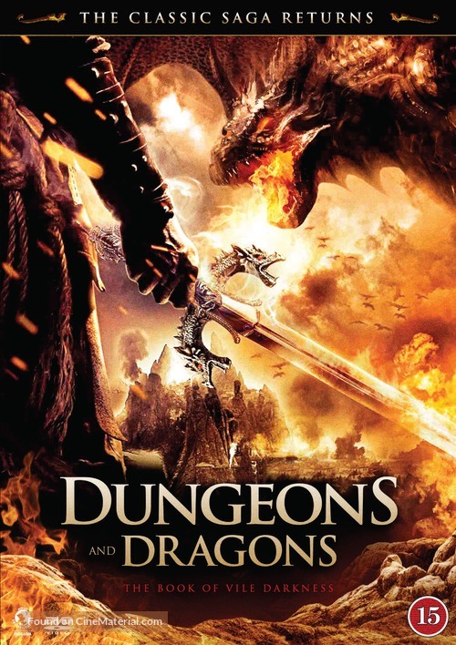 Dungeons &amp; Dragons: The Book of Vile Darkness - Danish DVD movie cover