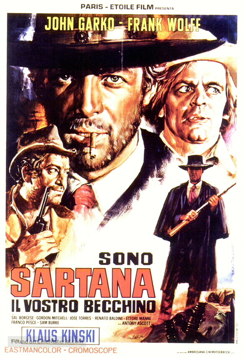 Sono Sartana, il vostro becchino - Italian Movie Poster
