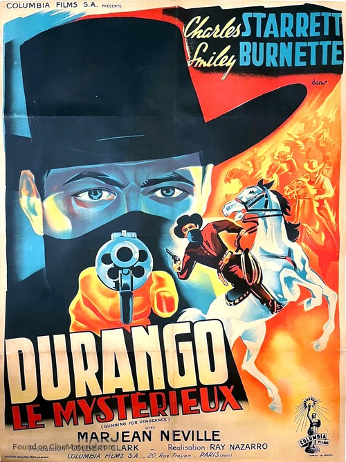 Gunning for Vengeance - French Movie Poster