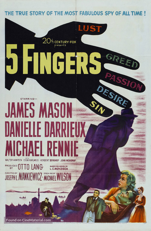 5 Fingers - Movie Poster