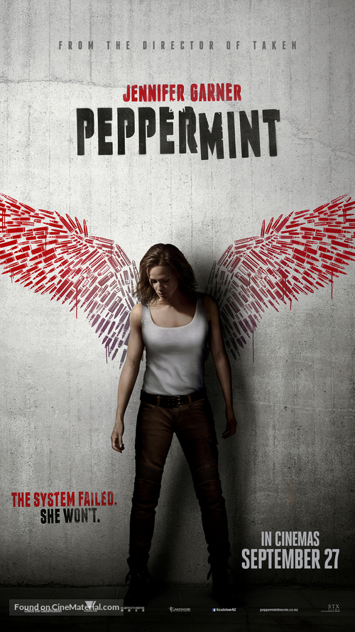 Peppermint - New Zealand Movie Poster