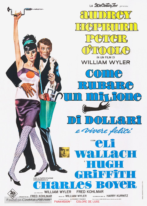 How to Steal a Million - Italian Theatrical movie poster