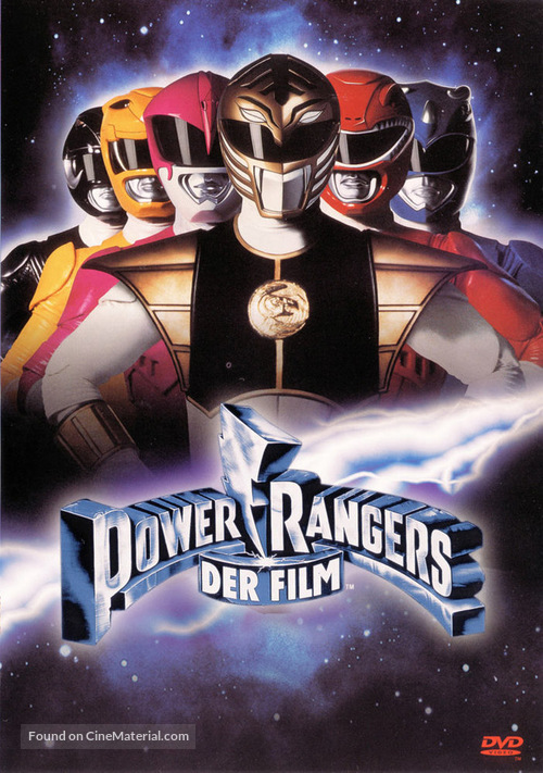 Mighty Morphin Power Rangers: The Movie - German DVD movie cover