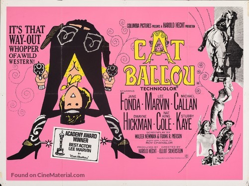Cat Ballou - British Movie Poster