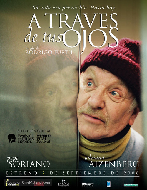 A trav&egrave;s de tus ojos - Argentinian poster