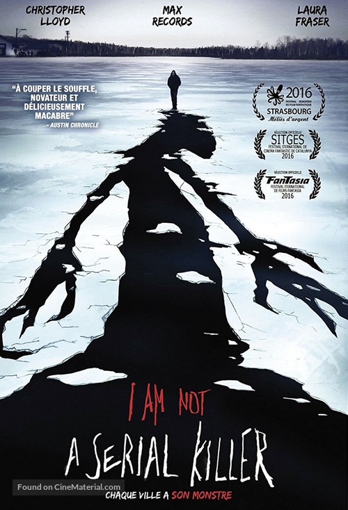 I Am Not a Serial Killer - French DVD movie cover