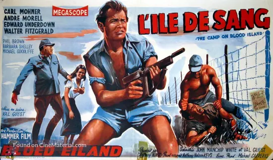 The Camp on Blood Island - Belgian Movie Poster