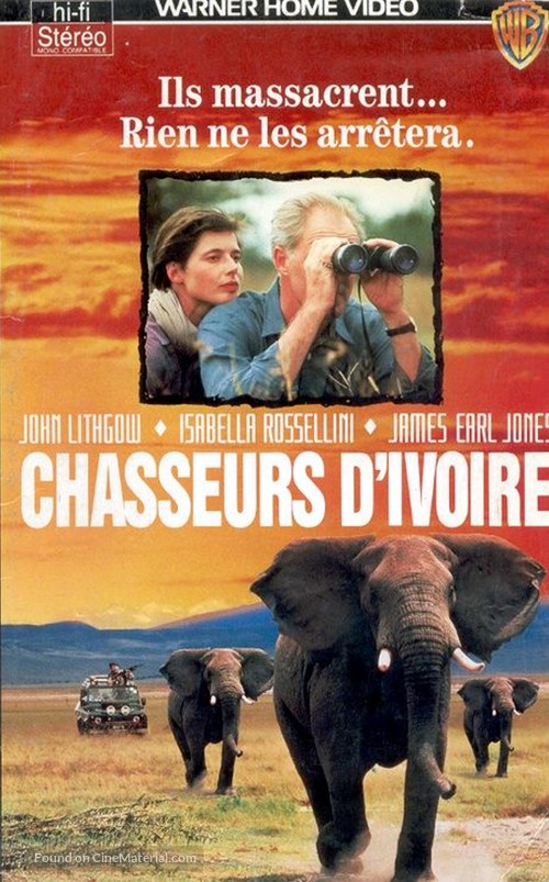Ivory Hunters - French VHS movie cover