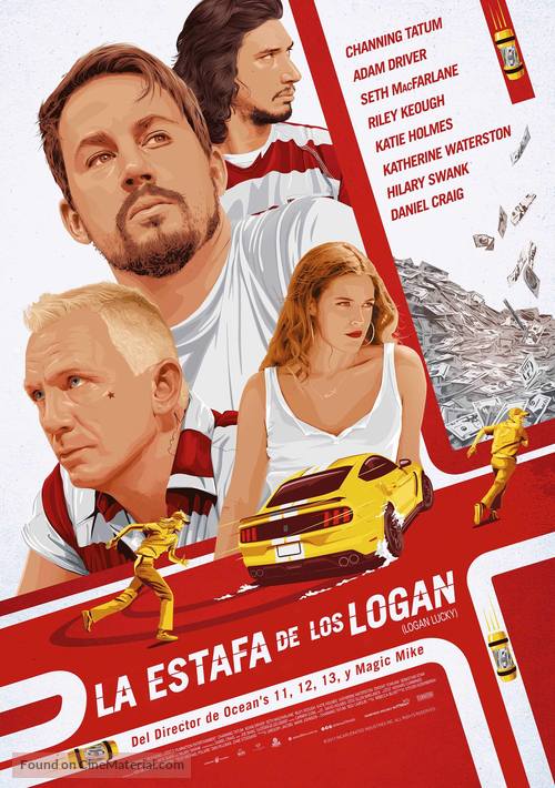 Logan Lucky - Ecuadorian Movie Poster
