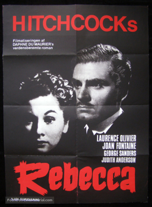 Rebecca - Norwegian Movie Poster