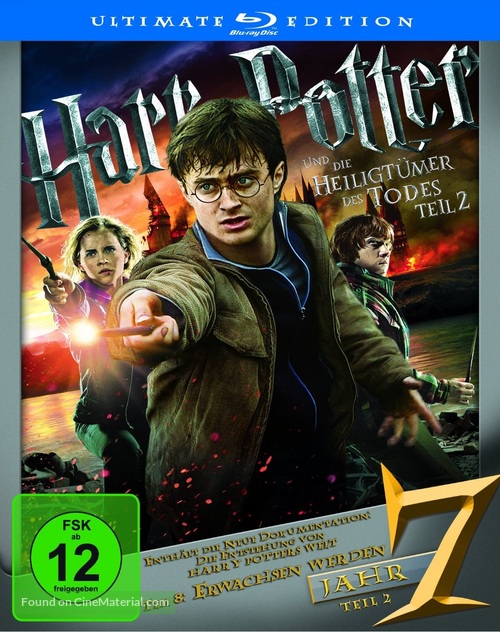 Harry Potter and the Deathly Hallows - Part 2 - German Blu-Ray movie cover