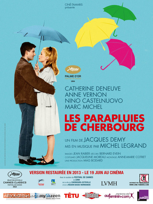 Les parapluies de Cherbourg - French Movie Poster