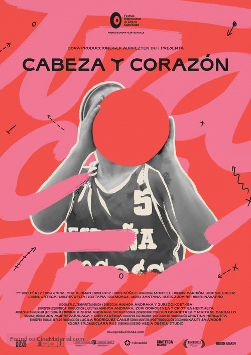 Cabeza y coraz&oacute;n - Spanish Movie Poster