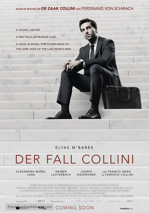 The Collini Case - Dutch Movie Poster