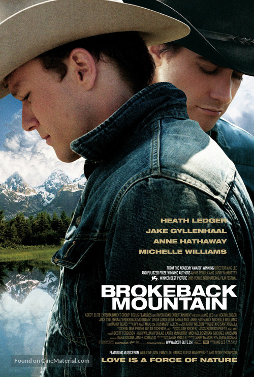 Brokeback Mountain - Swiss Movie Poster