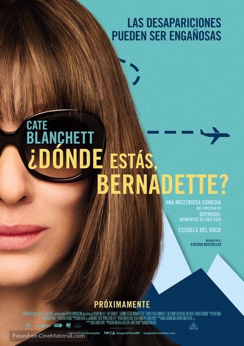 Where&#039;d You Go, Bernadette - Mexican Movie Poster